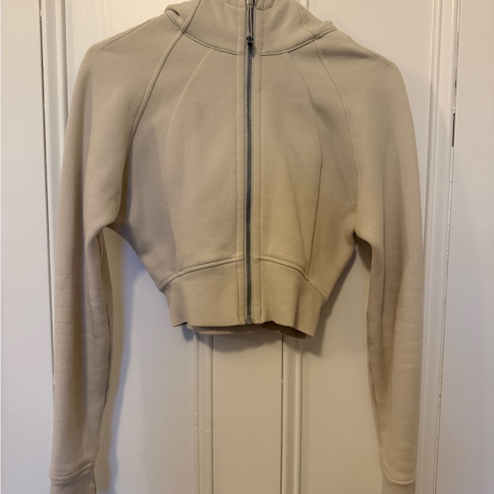 Lululemon Athletica Scuba Crop  Zip-Up Jacket